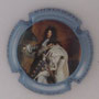 Marque : HERVIEUX - DUMEZ N° Lambert : 12i Couleur : Polychrome, contour bleu Description : Louis XIV - nom de la marque  Emplacement : 