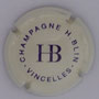 Marque : BLIN Henri N° Lambert : 8 Couleur : Crème et violet Description : Intiales HB  Emplacement : 