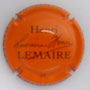 Marque : LEMAIRE Henri N° Lambert : 12 Couleur : Fond orange Description : Initiales et nom de la marque  Emplacement :