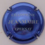 Marque : JEAMMAIRE  N° Lambert : 12 foncé Couleur :  Bleu métallisé et Blanc  Description : Nom de la marque et localisation  Emplacement : 