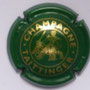 Marque : TAITTINGER N° Lambert : 87 Couleur : Vert Description : Cavalier. Petit dessin. Nom de la marque dans cercle extérieur  Emplacement : 