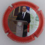 Marque : ROBERT Jérôme N° Lambert : 9d Couleur : Polychrome, contour rouge Description : François Hollande - nom de la marque  Emplacement : 