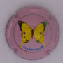 Marque : RENARD Gérard N° Lambert : 1e Couleur : Fond rose Description : Papillon Dardanus - nom de la marque   Emplacement : 