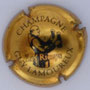 Marque : LAMOUREUX Guy N° Lambert : 11 Couleur : Or et noir  Description : Dom Pérignon  Emplacement : 