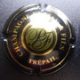 Marque :  PETIAU & Fils N° Lambert : 1 Couleur : Noir et Or Description : Initiales cursives dans   cartouche rond  Emplacement : 088-04-01
