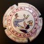 Marque : GENERIQUE  N° Lambert : 794a Couleur : Polychrome, cercle Rose Description : Série Guinguette : couple dansant avec des flutes de champagne Emplacement : 