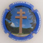 Marque : GENERIQUE N° Lambert : 993e Couleur : Polychrome, contour bleu Description : Colombey les deux Eglises - Croix de Lorraine Ref perso : 