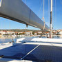 Solar panel installation on our Atoll 50 yachts...