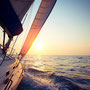 Set sail and with wind power towards the sunset - simply breathtakingly beautiful!