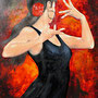 Emoción de Carmen (2010) Öl & Acryl 100 x 80 cm
