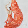 Flamenco I, 40 x 30 cm