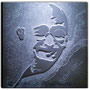 Ghandi, 40 x 40 x 2,50 cm, Schiefer