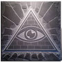 Auge Gottes, 40 x 40 x 2,50 cm, Schiefer