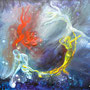 Der Urknall - Die tanzende Elemente, 60 x 80 cm