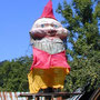 Grasi der Gartenzwerg, Musterfertigung Modell 1:10, Wahre Höhe 50 Meter, Landesgartenausstellung Bad Schallerbach