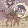 満月の駱駝車