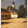 Milchhaus mit Kirche vor 1972