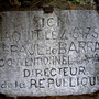 Plaque commémorative à Fox Amphoux