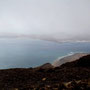 Graciosa, vue dans la brume depuis Lanzarote