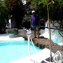 la maison fondation de César Manrique à Lanzarote, sous la lave - la piscine !