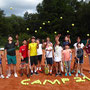 Viel Tennis und Spaß gab's beim Sommercamp der Jugend