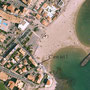 zomm étendu sur la maison de la mer le gite de la plage du mole