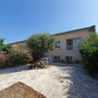 le jardin à l'arrière de la maison du Cap d'Agde