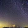 　地球も銀河の中で生き吹いている　厳冬の阿蘇中岳　１月熊本　　　　F