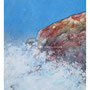 Splash! / Loiskis / Gischt - watercolour on Yupo - exhibited in Finland - SOLD
