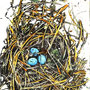 Kultainen kesäpesä / The golden summer nest / Das goldene Sommernest - SOLD 