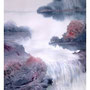 Let it flow / Vapaana virtaava / Lass es fliessen - watercolour on paper 