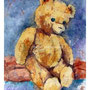 Do you remember.../ Muistatko vielä.../ Erinnerst du dich... - watercolour batik on rice paper - not available 