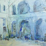 Aquarell Chefchaouen