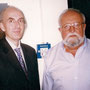 Betin Güneş trifft Krzystof Penderecki 2002 auf dem Beethovenfest in Bonn