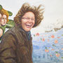 Wind of Change, 2012, 50x66 (49x62), Farbstift + Aquarell / Aquarellpapier