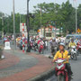 Typischer Verkehr in Vietnam