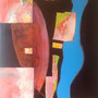 2014 | Blauer Akt, Acryl auf Leinwand, 50 × 70 cm