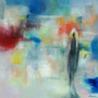 ✖ 2013 | Abstraktes Bild III, Acryl auf Leinwand, 60 × 60 cm