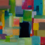 ✖ 2013 | Abstraktes Bild I, Acryl auf Leinwand, 90 × 90 cm