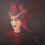 2023 | Bollenhut, Acryl auf Leinwand, 100 × 100 cm