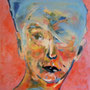 2016 | Blick zurück, 100 × 100 cm, Acryl auf Leinwand