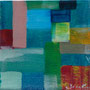 2013 | Abstrakte Bilder klein III, dreiteillig, Acryl auf Leinwand, 15 × 15 cm
