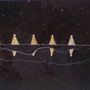 2011 | Nacht, Acryl, Ölkreide auf Leinwand, 100 × 50 cm