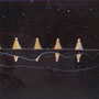 2011 | Nacht, Acryl, Ölkreide auf Leinwand, 100 × 50 cm