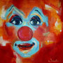 2016 | Clown 4, Acryl auf Leinwand, 60 x 60 cm