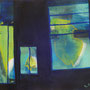 2013 | Fenster, Acryl und Kreide auf Papier, 41 × 31 cm