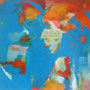 2015 | Spiegelung, 90 × 90 cm, Acryl auf Leinwand