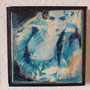 o. T. - mixed media - 14 x 14 cm gerahmt - CHF 150 (nur im 3er Pack zu verkaufen)