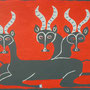 DREI GNUS - Acryl auf Leinwand - 40 x 30 cm - CHF 350