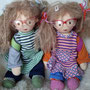 individuelle Wunschpuppe, diverse Puppen, handgemachte Stoffpuppe kaufen, Puppe mit Brille, Puppe mit Herz OP Narbe